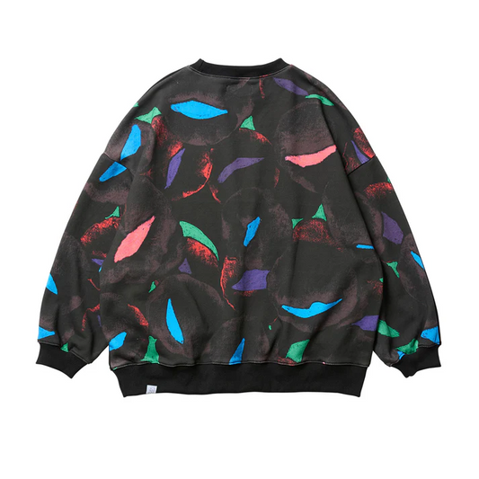 JULIEN CARD CREWNECK - BLACK