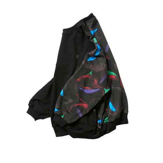 JULIEN CARD CREWNECK - BLACK