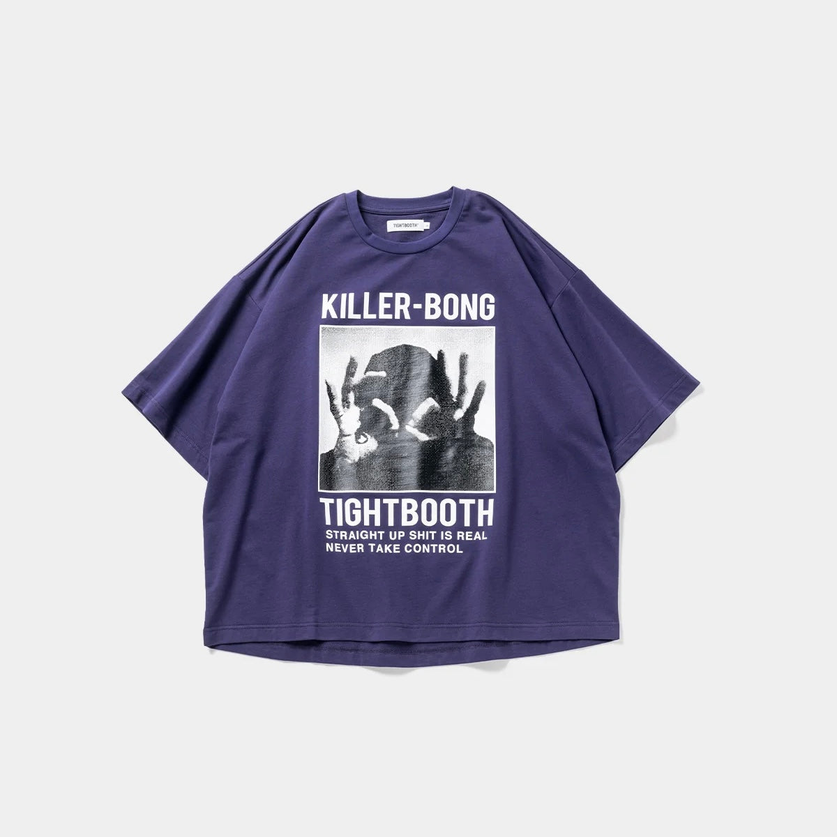 TIGHTBOOTH HAND SIGN T-SHIRT PURPLE