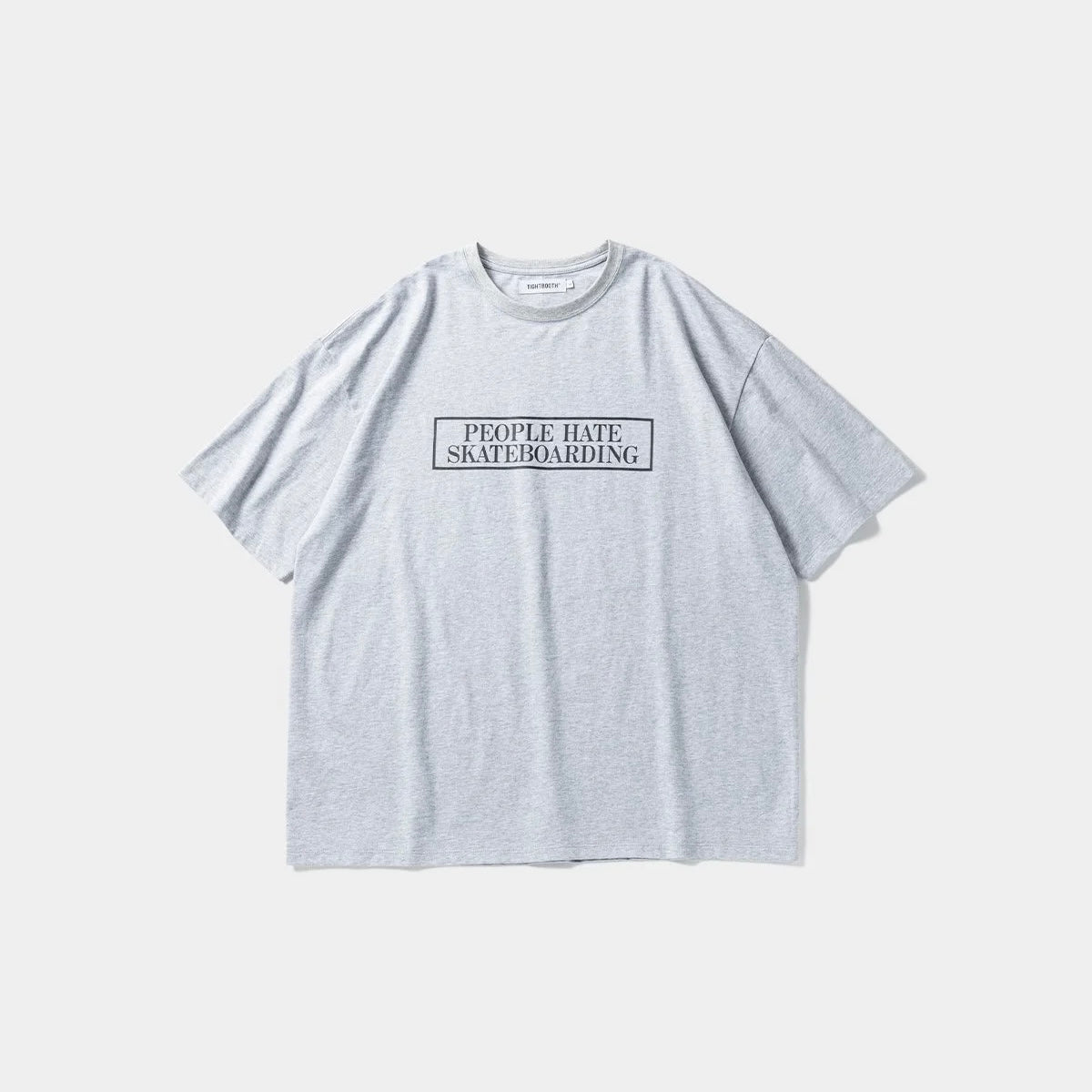 TIGHTBOOTH PEOPLE HATE SKATE T-SHIRT GREY