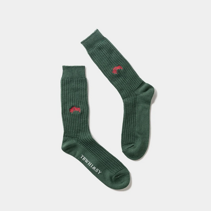 TIGHTBOOTH COLLEGE WAFFLE SOCKS