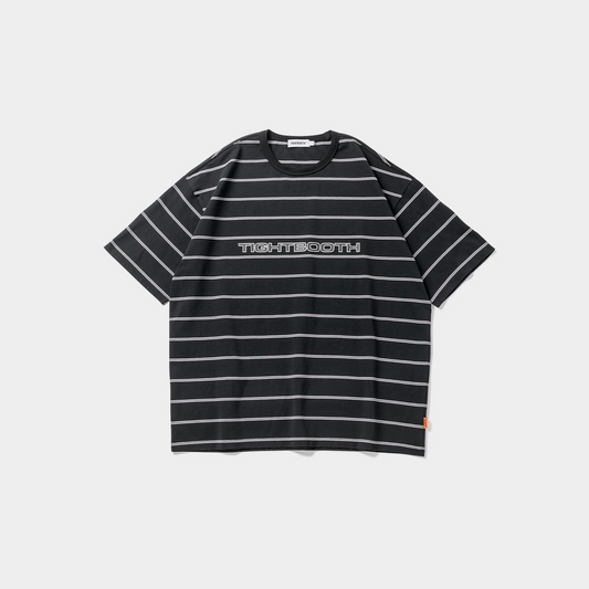 TIGHTBOOTH LOGO BORDER T-SHIRT BLACK