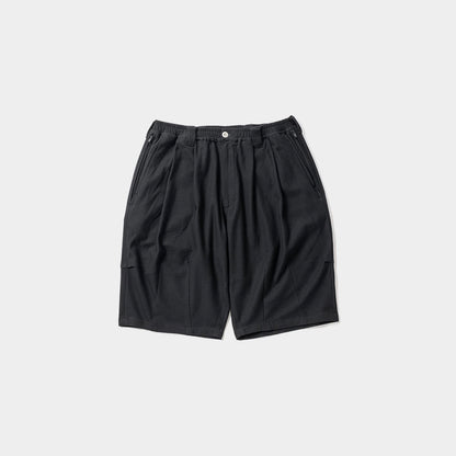 TIGHTBOOTH HONEYCOMB BORDER BIG SHORTS BLACK