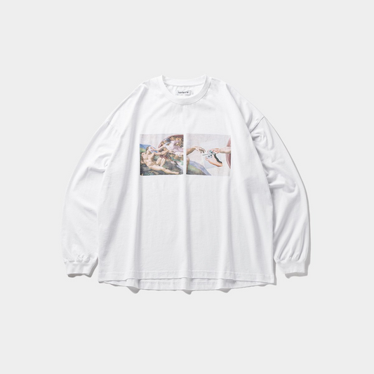 TIGHTBOOTH PASS THE PIE L/S T-SHIRT WHITE