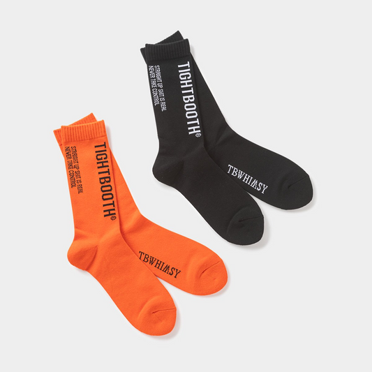 TIGHTBOOTH LABEL LOGO SOCKS