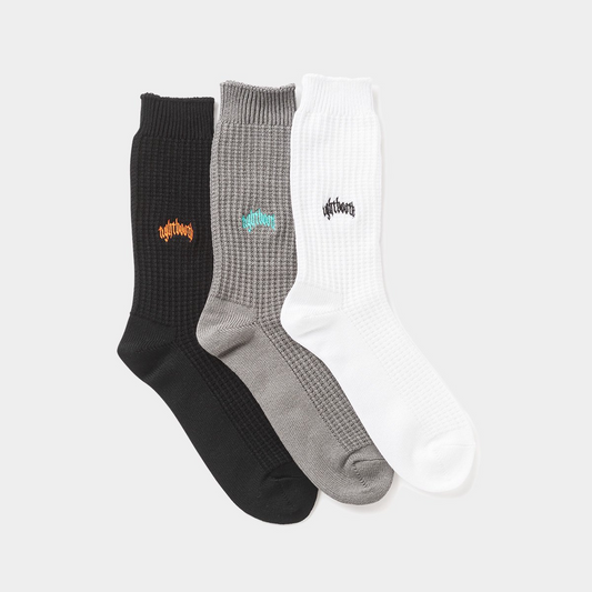 TIGHTBOOTH COLLEGE WAFFLE SOCKS