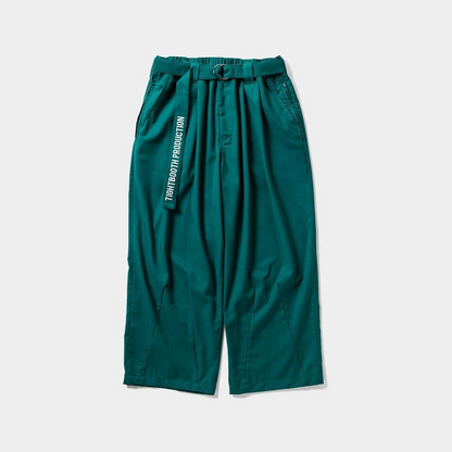 BAGGY SLACKS - TEAL