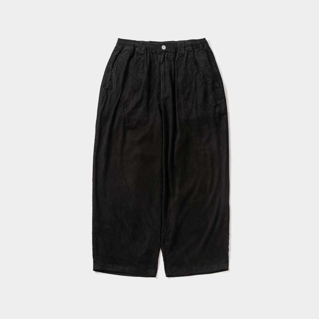 SUEDE BAGGY PANTS