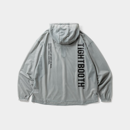 LABEL LOGO SHEER PARKA