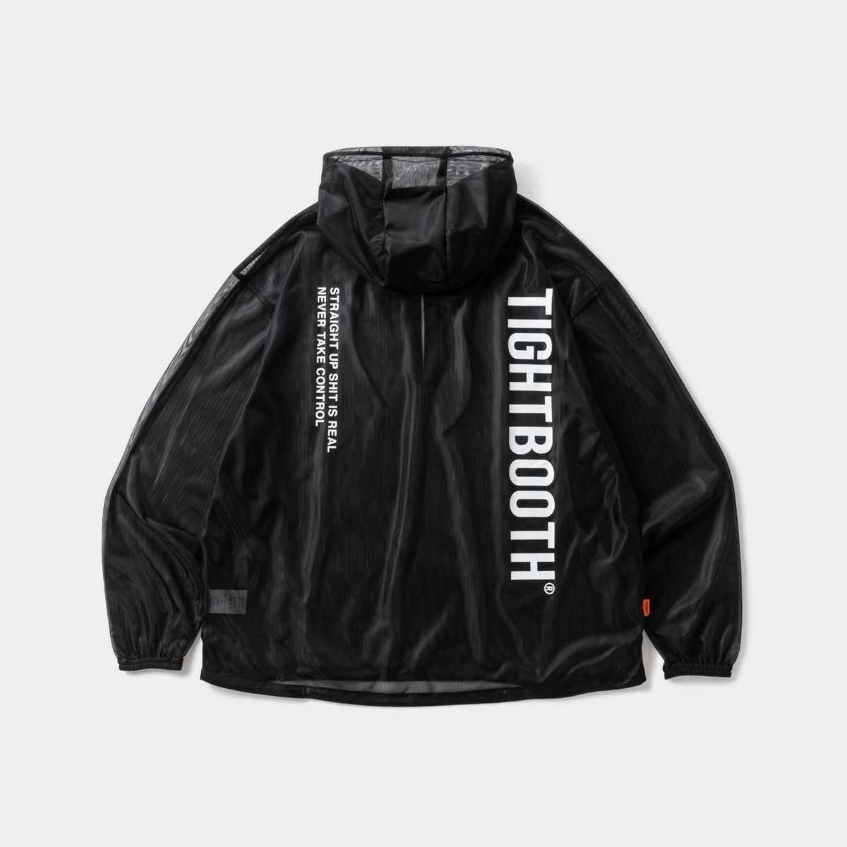 LABEL LOGO SHEER PARKA