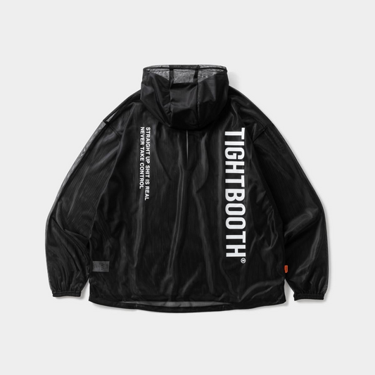 LABEL LOGO SHEER PARKA