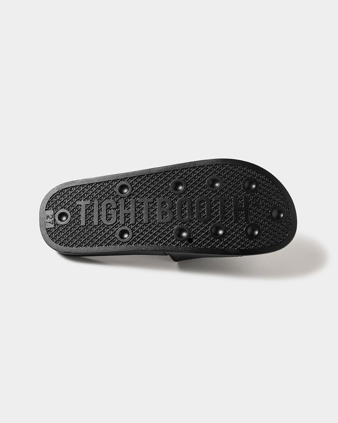 BIG LABEL SLIDE SANDAL