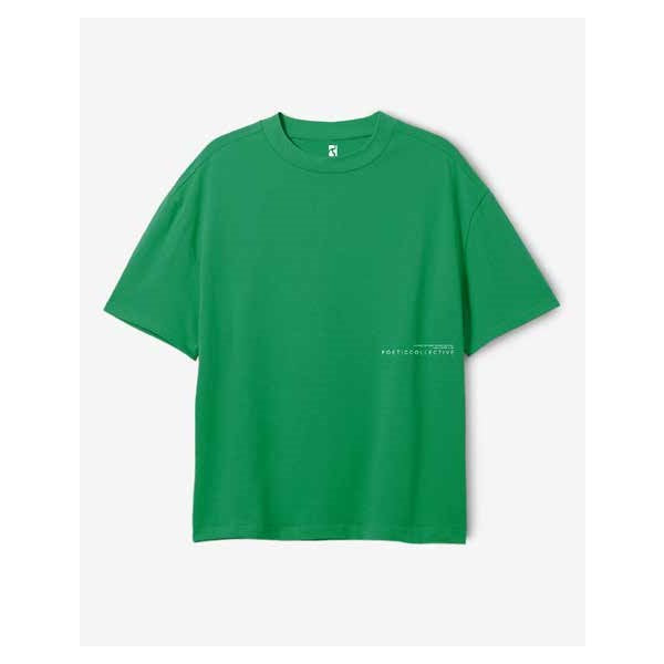 POETIC COLLECTIVE EXTREME POETRY CLUB T-SHIRT GREEN