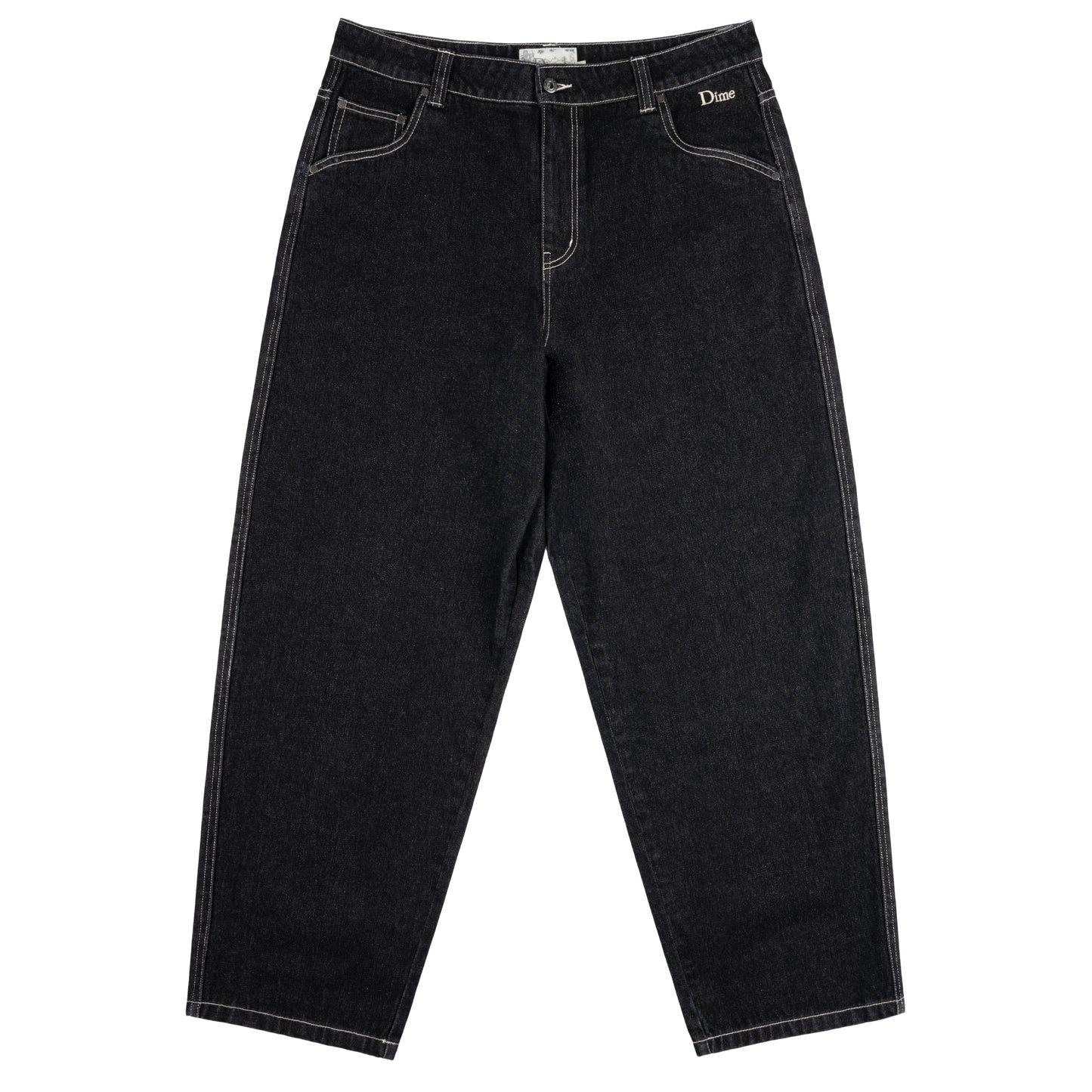 DIME CLASSIC BAGGY DENIM PANTS BLACK WASHED