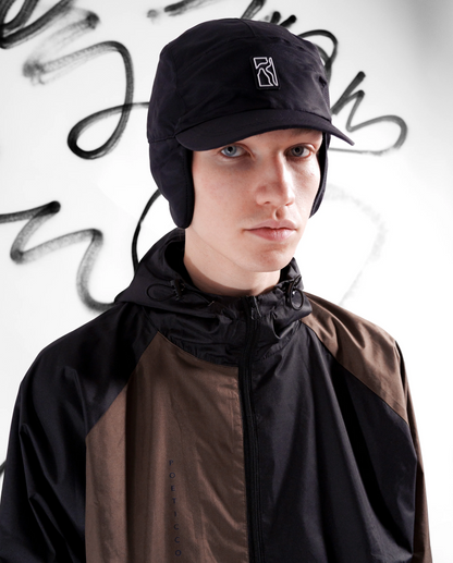 POETIC EAR FLAP CAP - BLACK