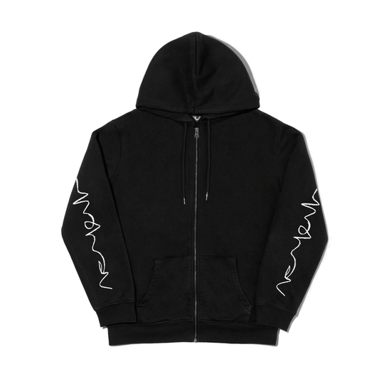 Crayon Arm Zip Hoodie