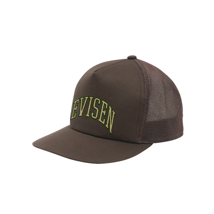 COLLEGE MESH CAP - BROWN