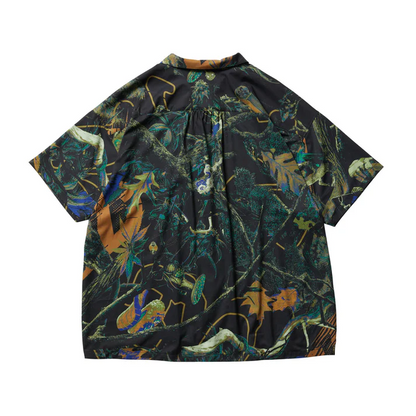 EVISEN PINE TREE CAMO SHIRT - BLACK