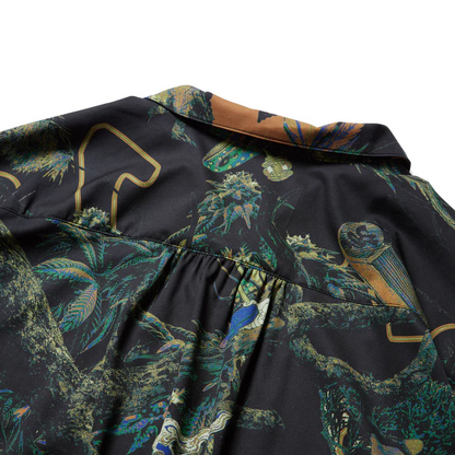 EVISEN PINE TREE CAMO SHIRT - BLACK