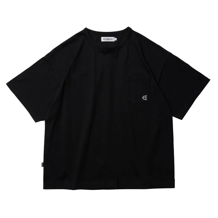 EVISEN STRETCH FIBER T-SHIRT - BLACK