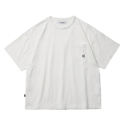 EVISEN STRETCH FIBER T-SHIRT - WHITE