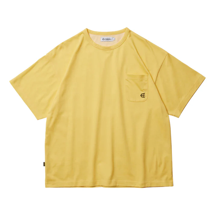 EVISEN STRETCH FIBER T-SHIRT - YELLOW