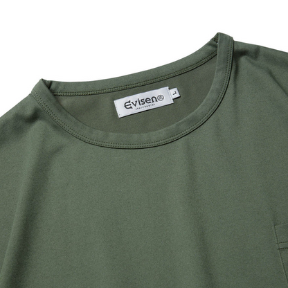 EVISEN STRETCH FIBER T-SHIRT - OLIVE