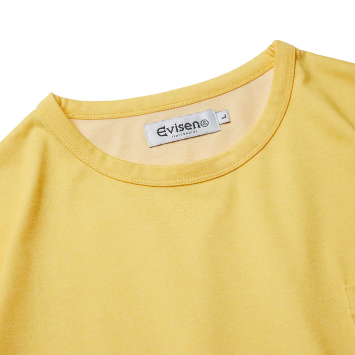 EVISEN STRETCH FIBER T-SHIRT - YELLOW