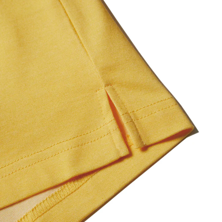 EVISEN STRETCH FIBER T-SHIRT - YELLOW