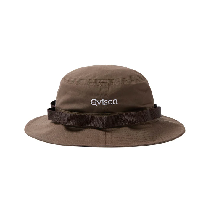 EVISEN LOGO MILITARY HAT - BROWN