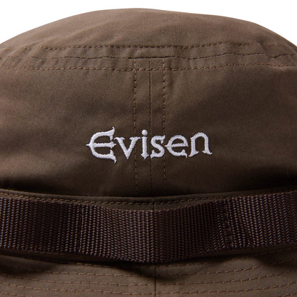 EVISEN LOGO MILITARY HAT - BROWN