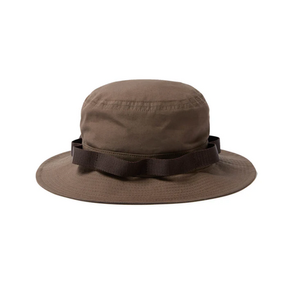 EVISEN LOGO MILITARY HAT - BROWN