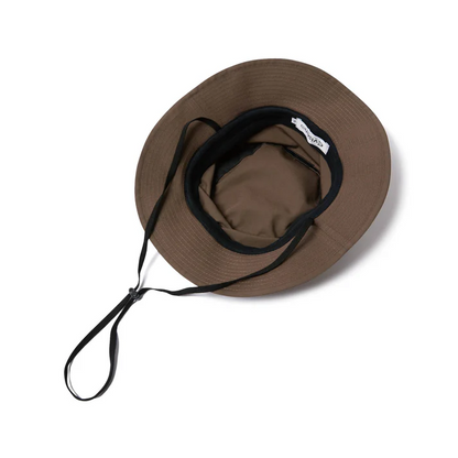 EVISEN LOGO MILITARY HAT - BROWN