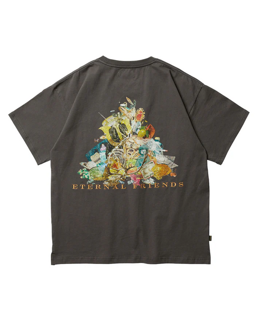ETERNAL FRIENDS TEE - CHARCOAL