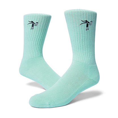 LAKAI FLARE FACE CREW SOCK MINT