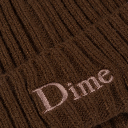 DIME CLASSIC FOLD BEANIE BROWN