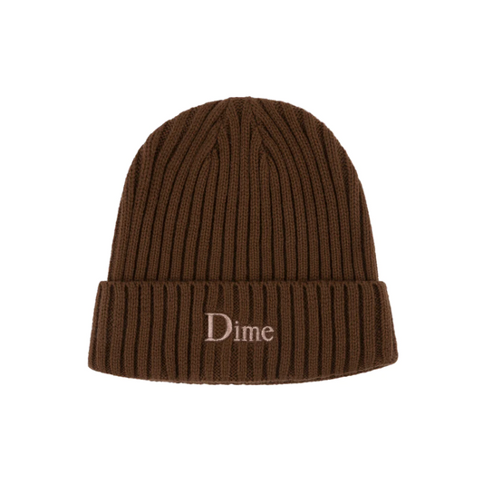 DIME CLASSIC FOLD BEANIE BROWN