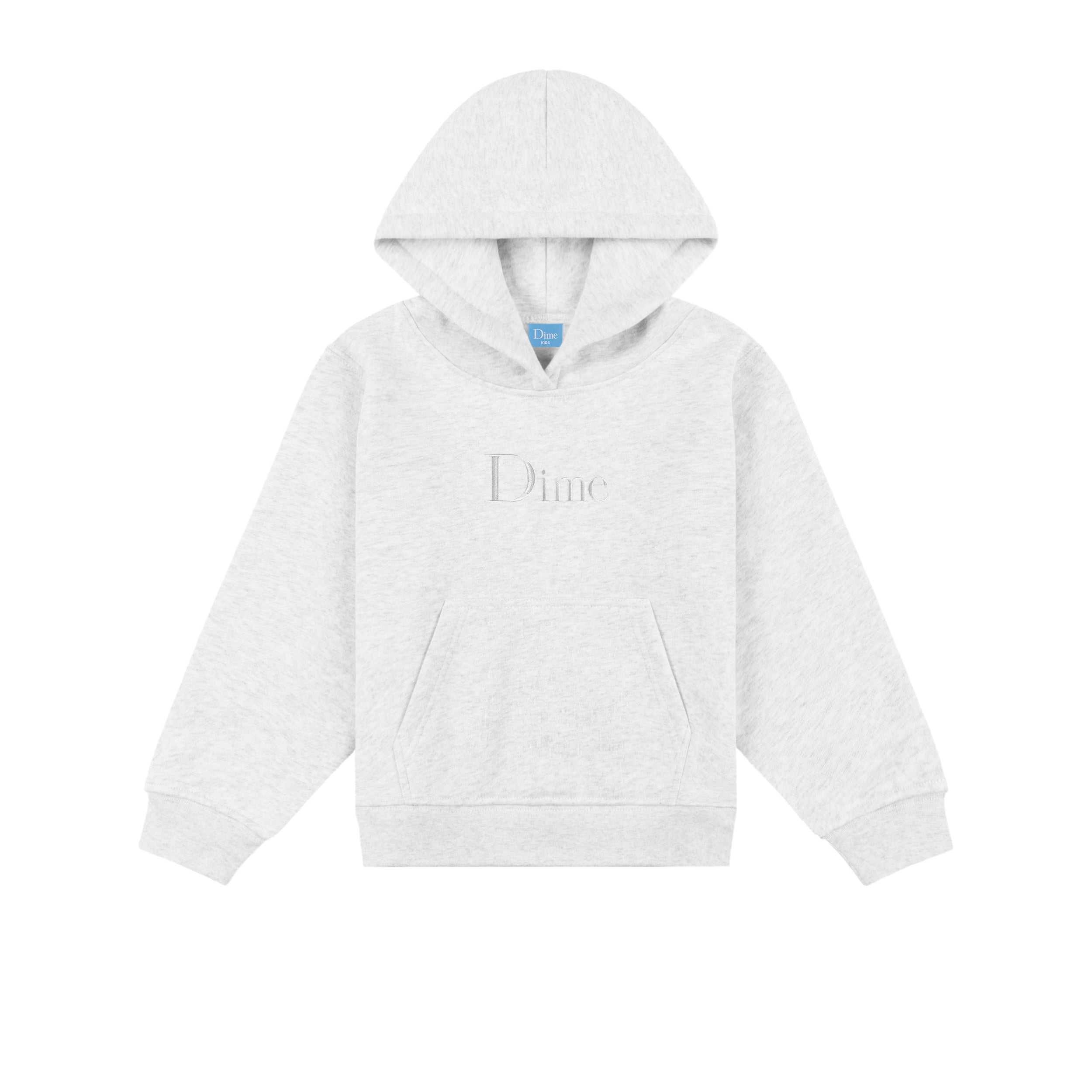 DIME KIDS CLASSIC LOGO HOODIE ASH – BAMBOOtique