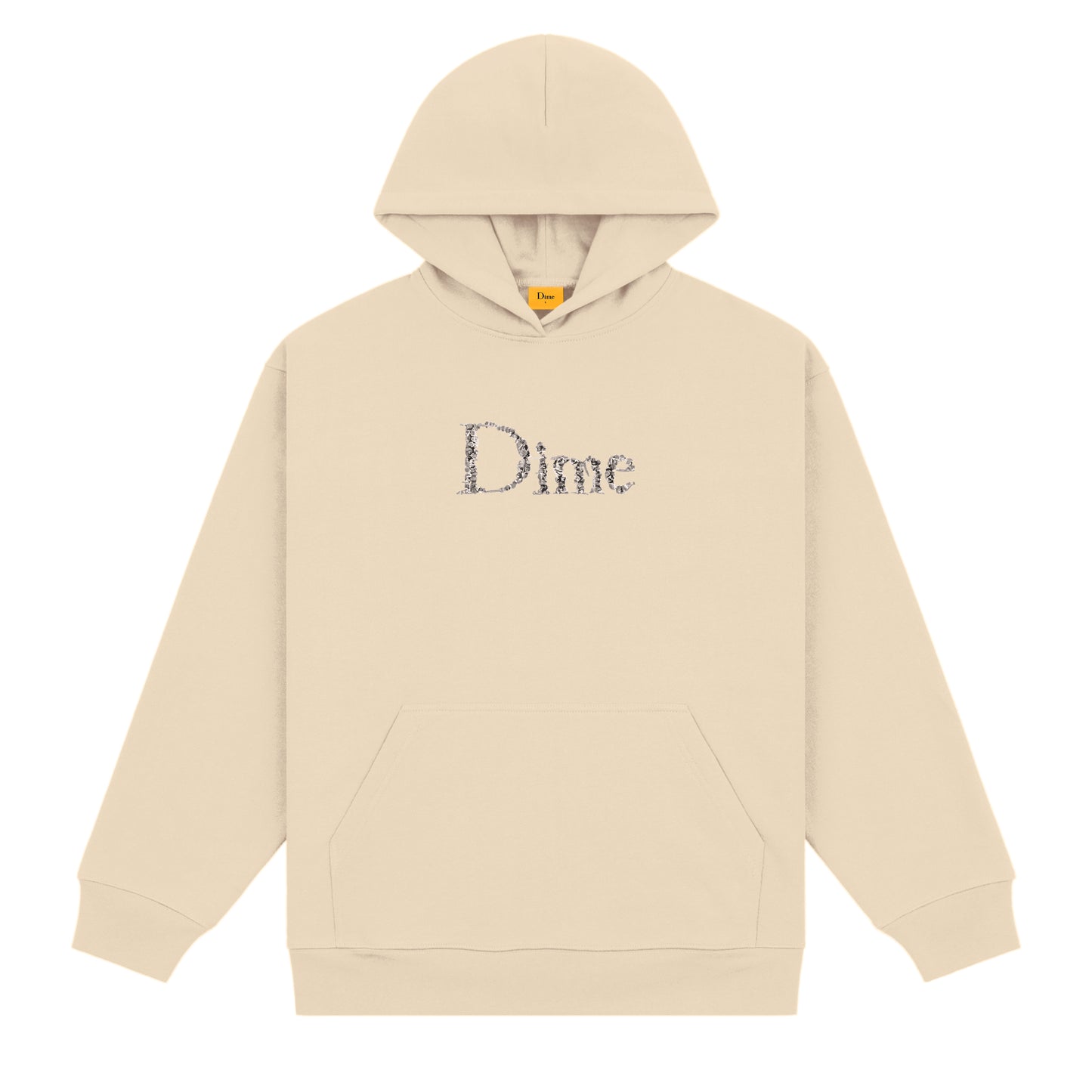 DIME CLASSIC SKULL HOODIE FOG