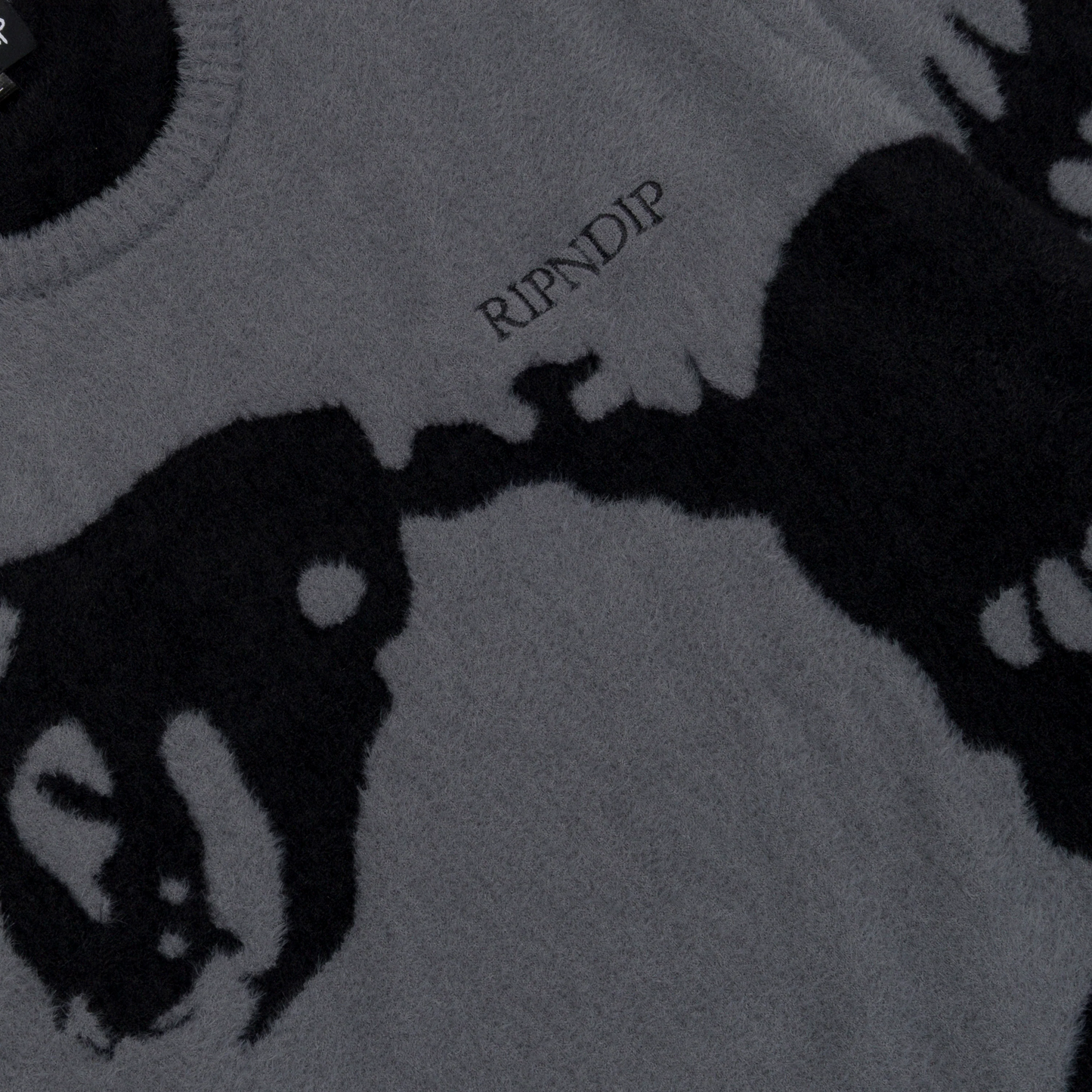 Fossil Mohair Knit Sweater (Charcoal)