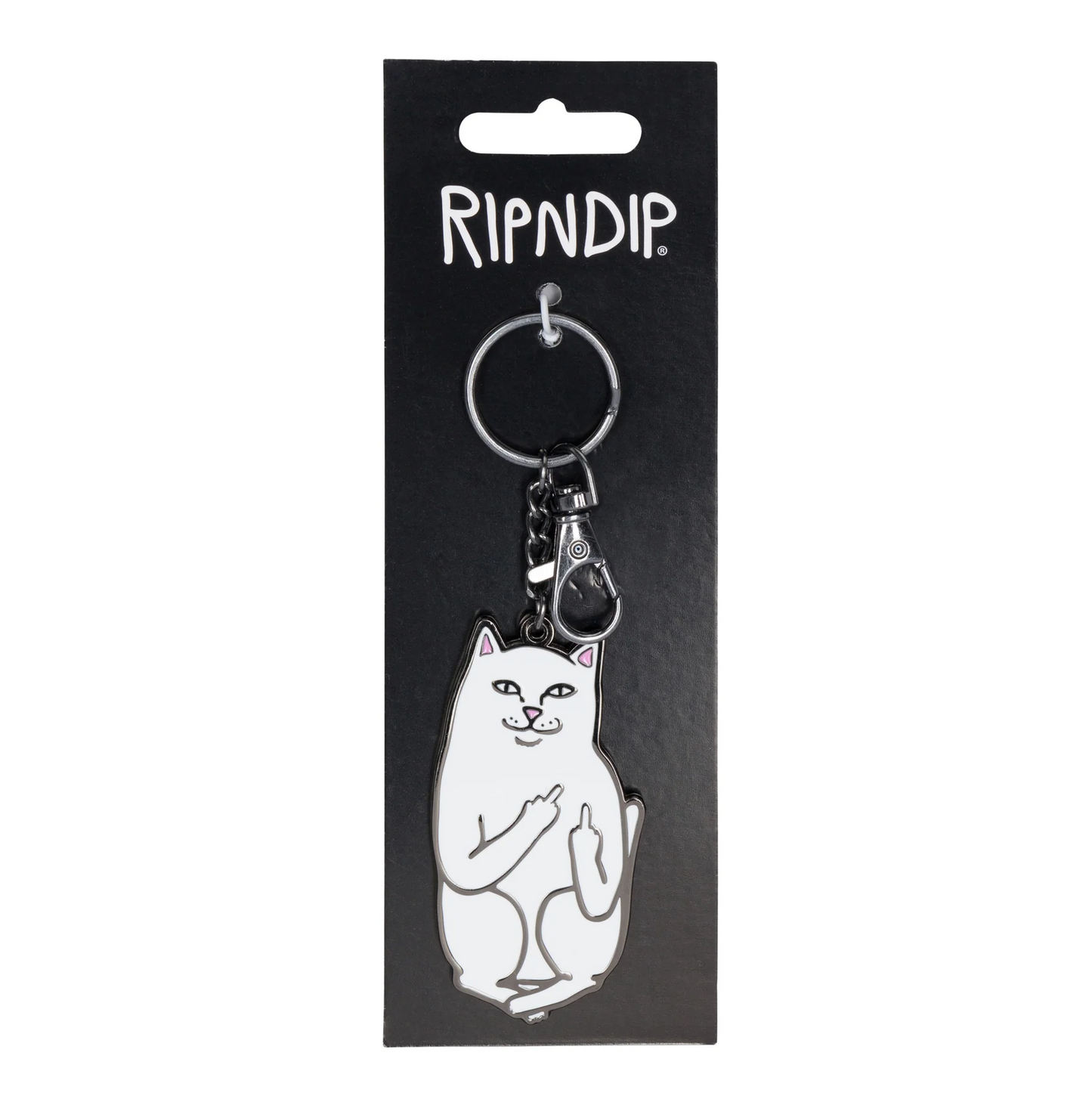 RIPNDIP LORD NERMAL KEYCHAIN (WHITE)