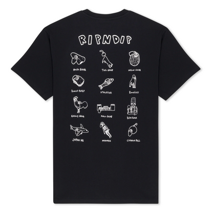 RIPNDIP GRABS TEE BLACK