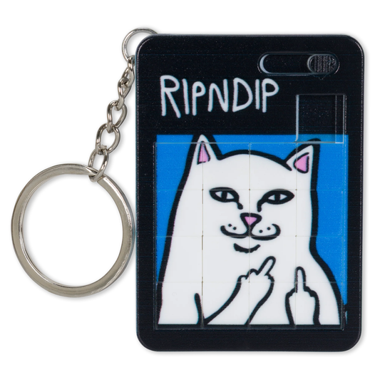 Lord Nermal Puzzle Keychain (Black)
