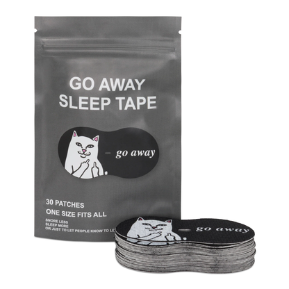 Go Away Sleep Tape (Black)