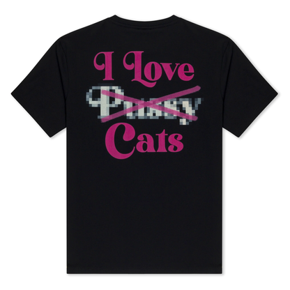 I Love Cats Tee (Black)