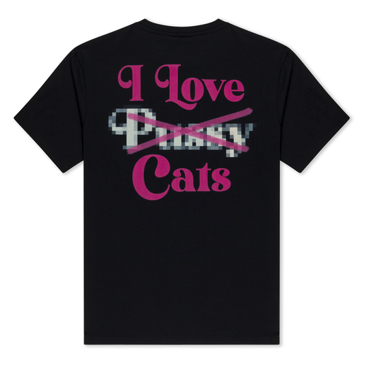 I Love Cats Tee (Black)