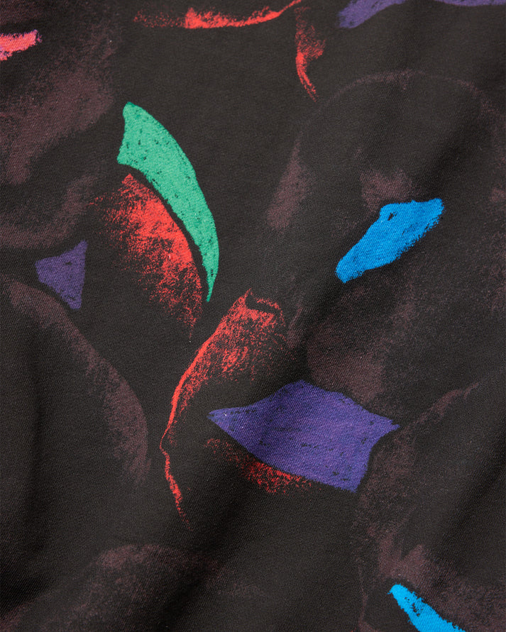 JULIEN CARD CREWNECK - BLACK