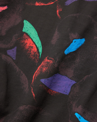 JULIEN CARD CREWNECK - BLACK