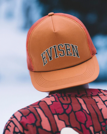 COLLEGE MESH CAP - ORANGE