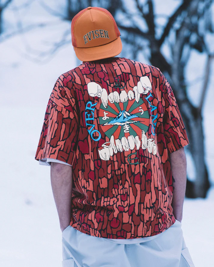 COLLEGE MESH CAP - ORANGE